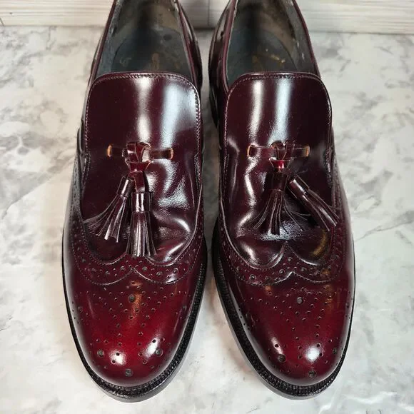 Vintage Mason Executive Imperial Wingtip Tassel Loafers USA  display picture 1